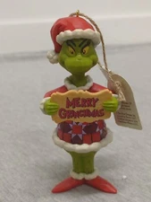 B15 Jim Shore Merry Grinchmas Grinch Ornament 6009532FD New for 2023- NEW!