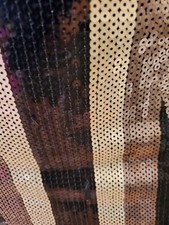 Bebe sz xs side zip multi colored sequin skirt 17 inches 69