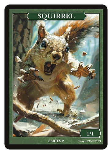 Squirrel Token  Fallout Series  Givememana Token Magic the Gathering MTG