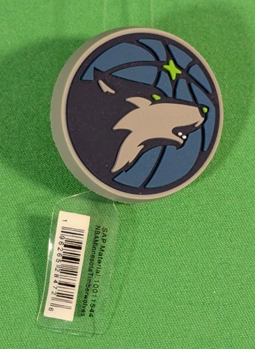 New Original Jibbitz Crocs Charm: NBA Minnesota Timberwolves 1 piece