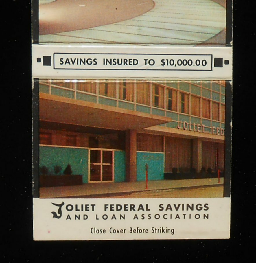 1950s Joliet Federal Savings and Loan 120 Scott Street Photo Joliet IL