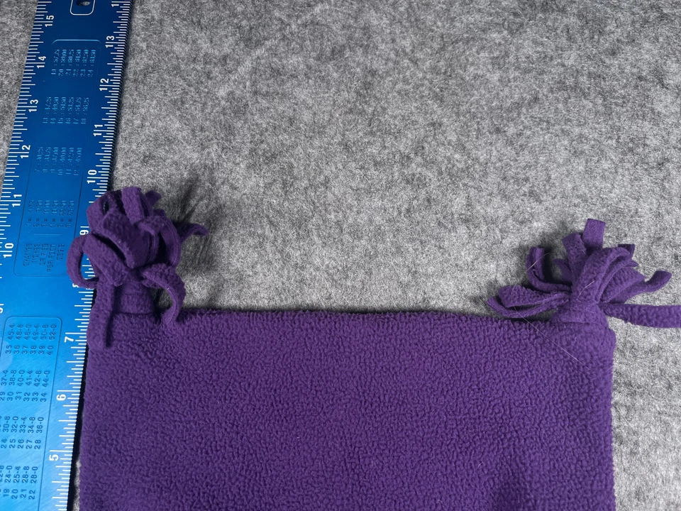 The Children's Place Gorro Toque Juvenil 36M-4T Púrpura Tejido Poliéster Polar Pompones Foto 3 de 4