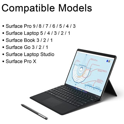 Microsoft Surface Book + Penセット Microsoft Surface Pen Stylus for Surface Book, Pro 4, 3, Non