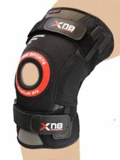 Double Hinged Knee Support Arthritis Brace Guard Stabilizer Strap Wrap Black UK