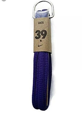 Nike Authentic Unisex Replacement Shoe Laces (39, Oval Purple) | eBay