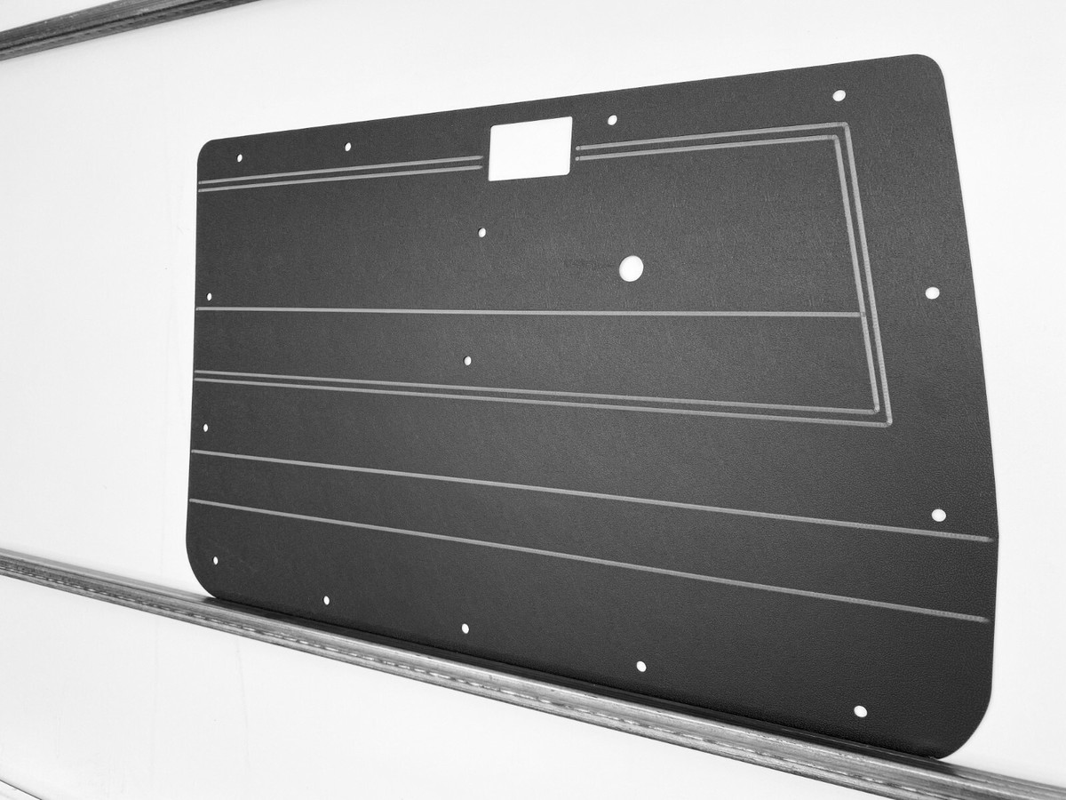 Black ABS Waterproof Door Card- Fit Toyota Landcruiser 70 Series