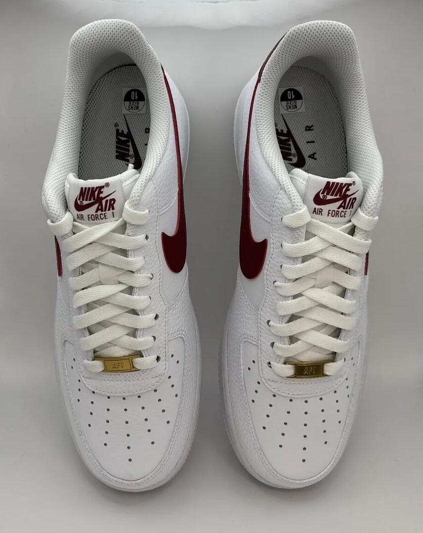 29cm 未使用 NIKE AIR FORCE1`07 CZ0326-100 Nike Air Force 1 '07 Shoes White Team Red CZ0326-100 Men's