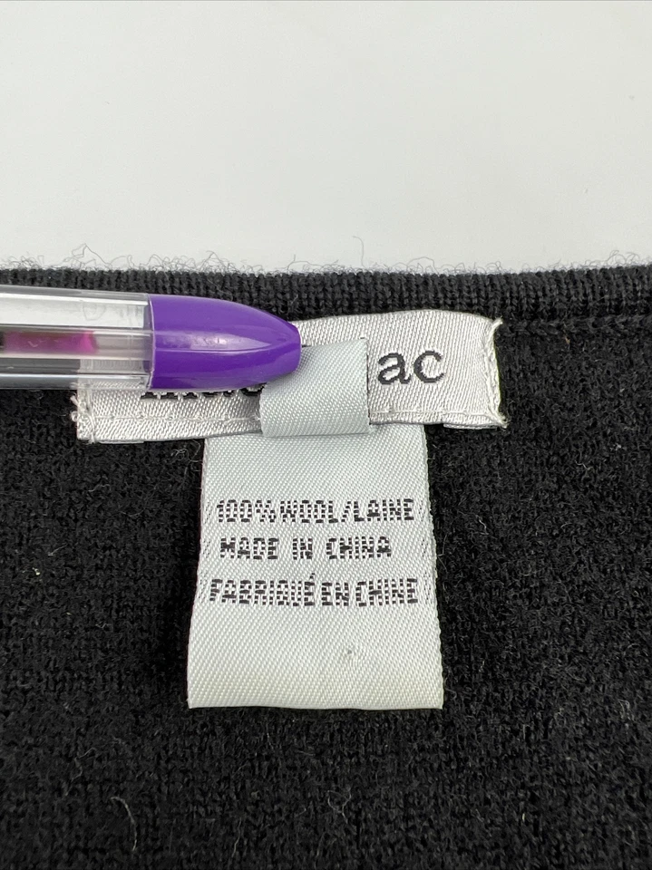 Suéter/Cárdigan/Chaqueta Mujer Mac & Jac Lana Negro Talla XL/TG Con Lentejuelas Foto 4 de 4