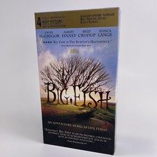 Big Fish VHS, 2004 Helena Bonham Carter, Alison Lohman, Robert Guillaume