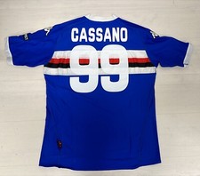 7408 KAPPA UC SAMPDORIA 2010 MAGLIA GARA PRELIMINARE CHAMPIONS  CASSANO 99