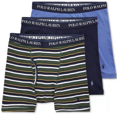 Polo Ralph Lauren Boxer Briefs Pack Classic Cotton Underwear SALE !!! 