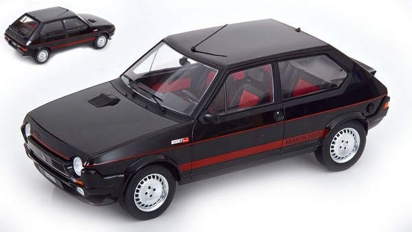 Modellauto Statisch Fiat Tempo Tc 125 Abarth 1980 Schwarz Modellbau Massstab ...-image