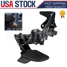 Rear Bumper Side Bed Step Retractable BedStep Pedal For 2019-2023 Dodge Ram 1500