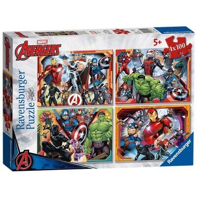 MARVEL Avengers 100 Piece JIGSAW Puzzle AVENGERS Cartoon show US Seller