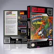 SNES Case - NO GAME - Captain America and the Avengers
