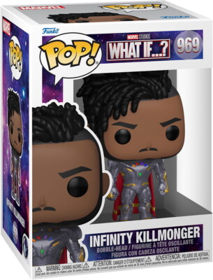Marvel Studios What IF ? - Infinity Killmonger 969 - Funko Pop! - Vinyl Figur