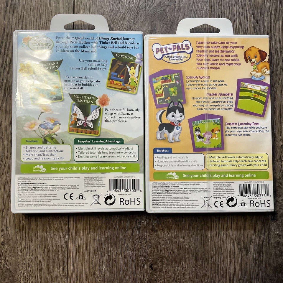 Leap Frog Leapster 2 Game Cartridge Lot Of 5 Titles  I Scooby Doo Star Wars - Image 2 of 4