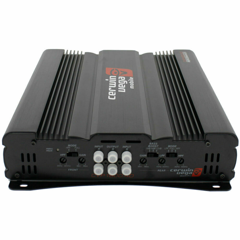 Cerwin Vega CVP1600.4D 1600W 4-Ch + 2 Pioneer TS-G1620 6.5 Speaker