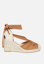 Espadrillas Donna con Zeppa Alta Sandali Donna Zeppa Alta Chiusura Laccio