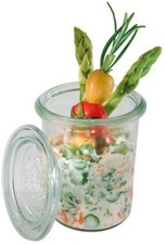 12er Set Weck Gl&auml;ser Gourmetglas Einmachglas mit Deckel 0,16 L &Oslash;xH 6 x 8 cm