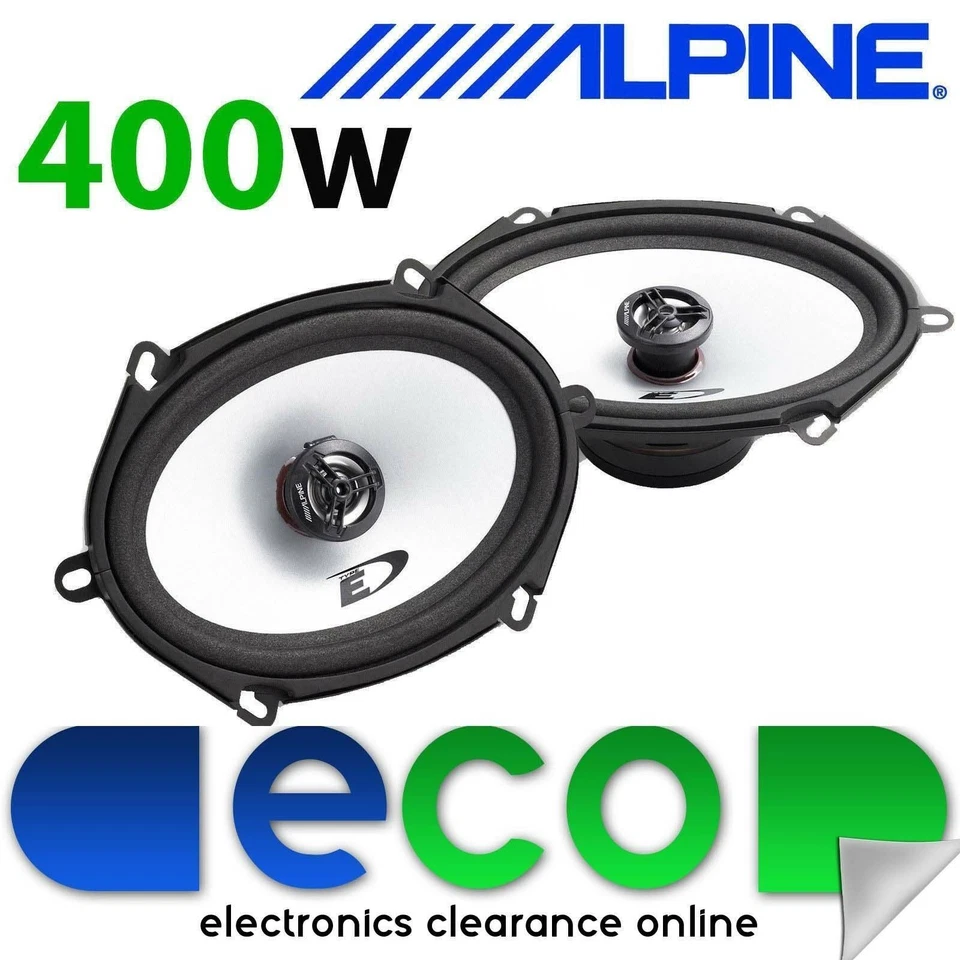 Ford Transit MK7 Van 400 Watts Alpine 5 x 7" Front Door Car Speaker Upgrade Kit