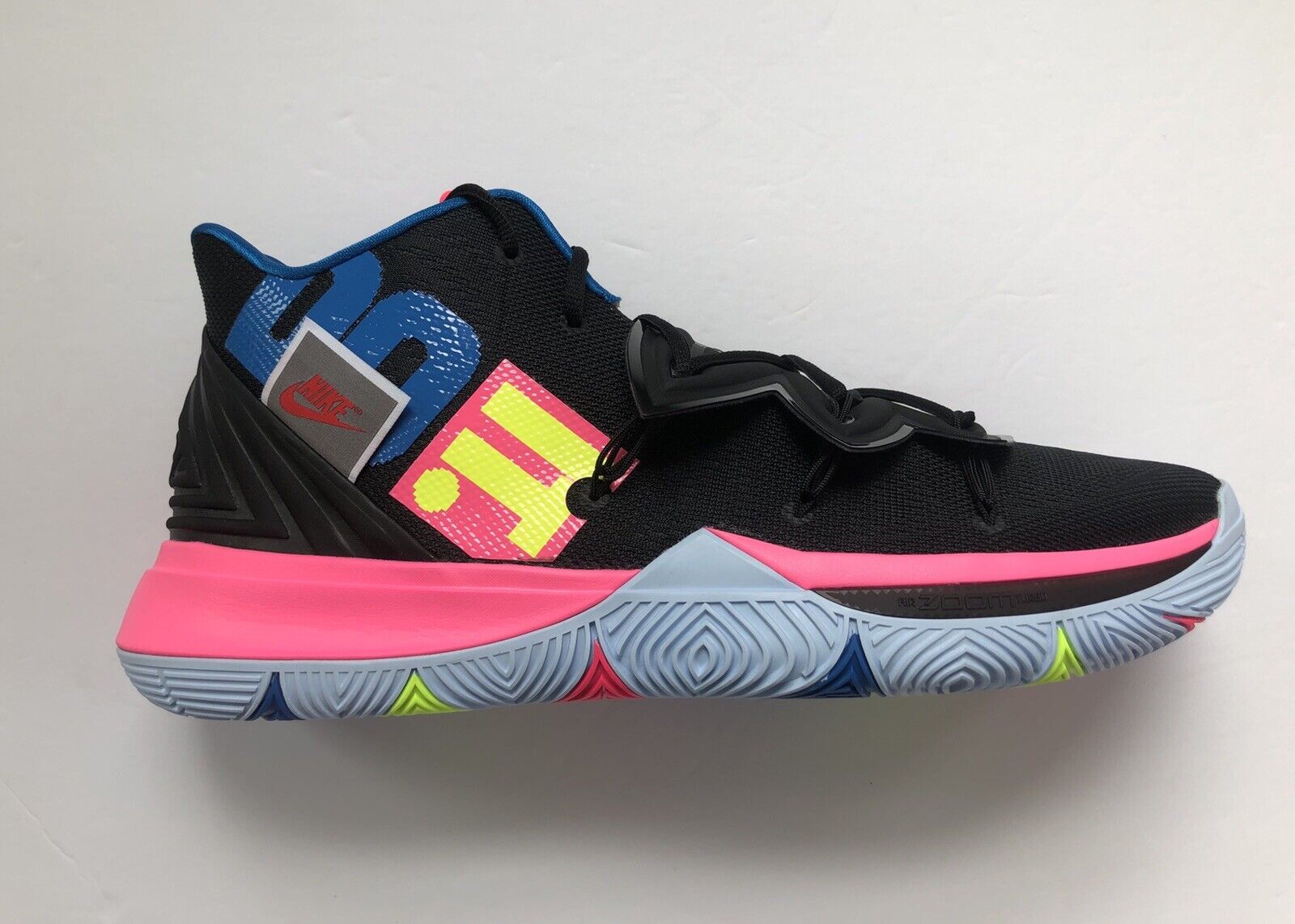 Nike Kyrie 5 Black Volt Hyper Pink Just Do It Shoes AO2918-003 Size 18 |  eBay