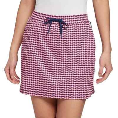 Lady Hagen Womens Golf Skort Size XL Geometric Retro Red Off To The Races  NEW