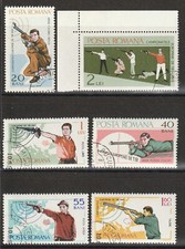 Romania 1965 Stamped European Championships in Shooting Lot 15