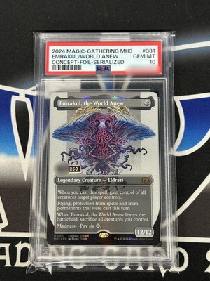 PSA 10 GEM MINT MTG card serial Emrakul the World Anew [MH3-BF] | eBay