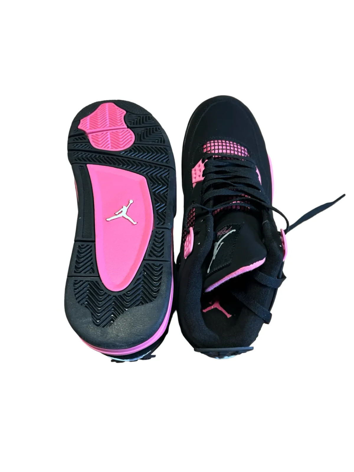Jordan Air Jordan 4 Pink Thunder Retro Mens Size 9.5 Basketball Sneakers Custom thumbnail 11