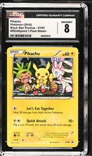 CGC 8 Pikachu XY95 Black Star Promos Holo Pokemon Card on eBay