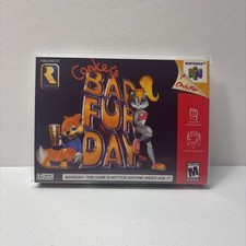 Conker  s Bad Fur Day Universal Game Case for Retro Game Cart CASE ONLY 
