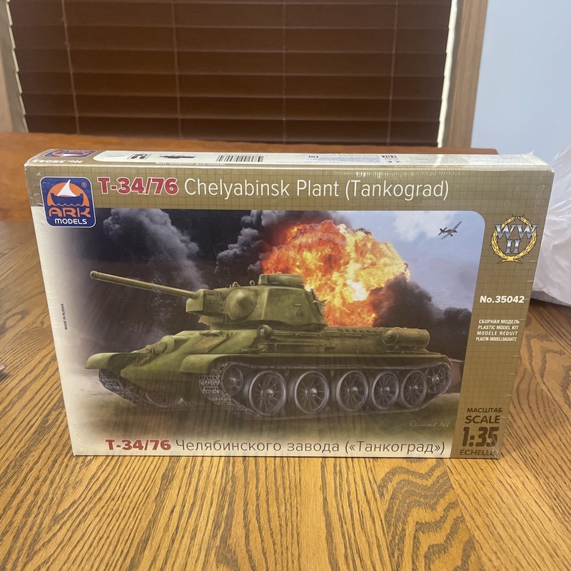 ARK MODELS 35042 MILITARY MODEL TANK T-3476 FROM CHELYABINSK Plant (TANKO