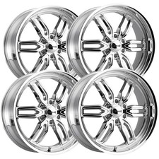 Set Of 4 Ridler 609 20x9 6x5.5 30mm Chrome Wheels Rims 20 Inch
