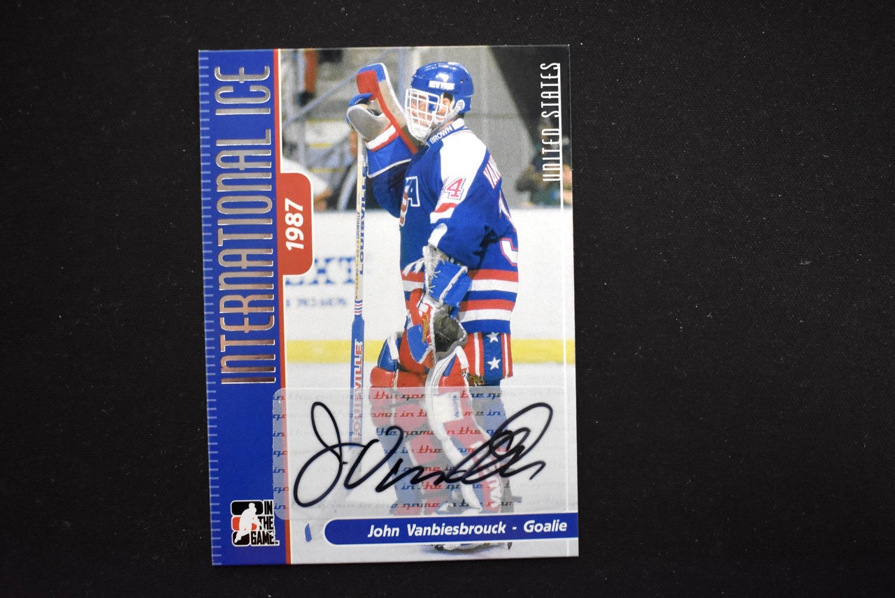 John Vanbiesbrouck 2006-07 ITG Used International Ice Signature Autographs #A-JV