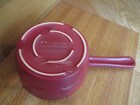 Longaberger Paprika Sauce Pan & Lid Set red  Flameware nib *shipping included!* — photo 5