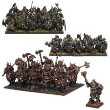 Abyssal Dwarf Army Kings of War Mantic 28mm for Warhammer Fantasy Chaos Dwarves