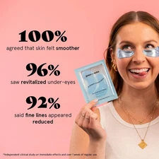 NEW Gold, Blue Under Eye Patches Dark Circles Puffiness Wrinkles Vegan FREE SHIP