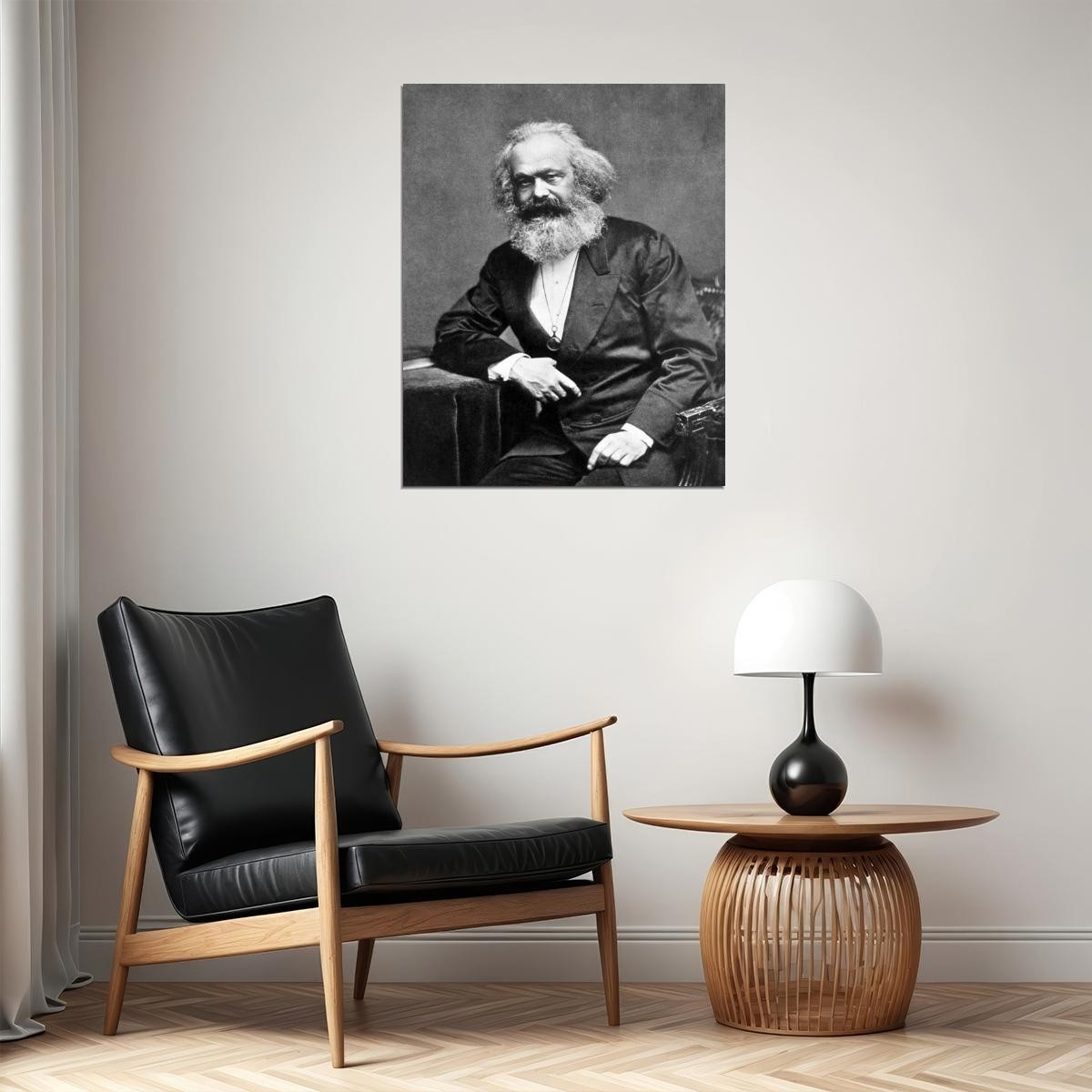 647598 1907 Philosopher Karl Marx Theorist Historian Wall Print Poster