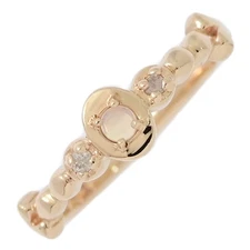 0.02ct/agete Pinky Water Opal Diamond Ring/K10PG-0.8g/Pink Gold