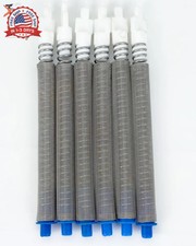 6-pack 218131 50-mesh Blue Airless Paint Spray Gun Filters Compatible With Grac