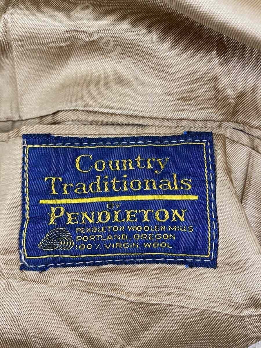 Pendleton Wool Tailored Jacket Beige Solid M/L Us… - image 3