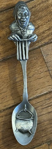 "Seltene" Vintage Zinnlöffel Sammlung mit frühen amerikanischen Besetzungen. - Bild 5 von 10