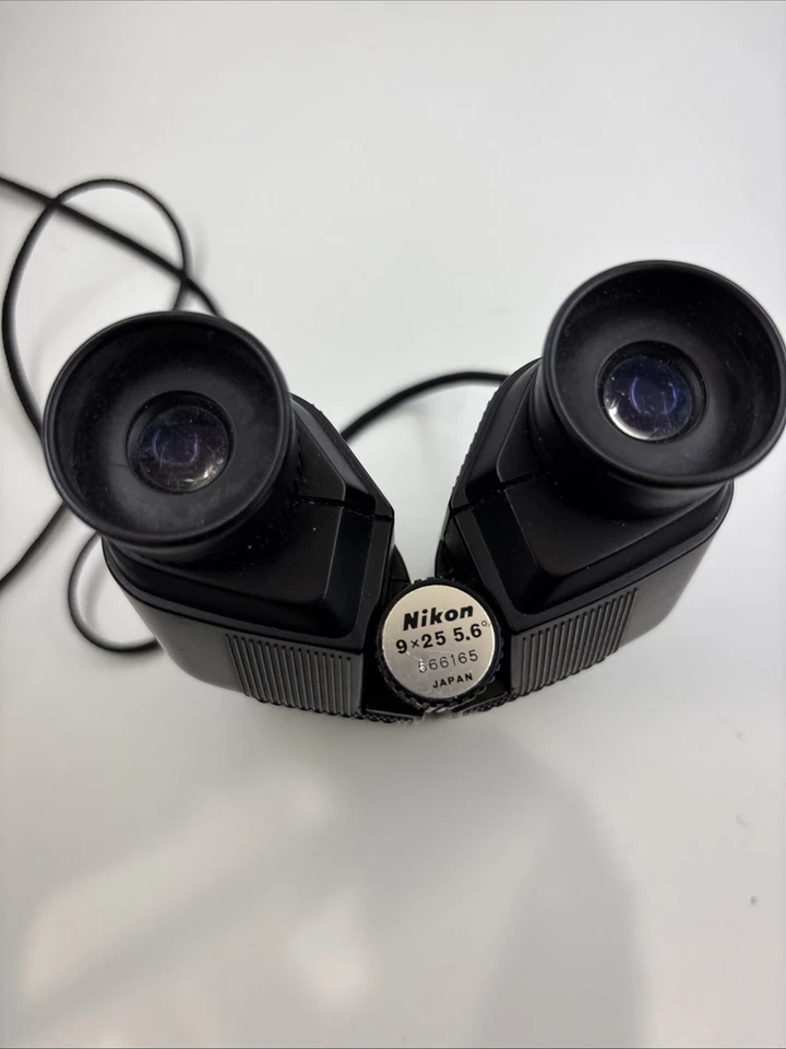 Nikon 9x25 Travelite 5.6° Compact Binoculars, #566165, No Case.  Made in Japan - Image 3 of 4