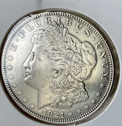 1921 USA Morgan Dollar  .90 Silver -Ungraded / Uncertified AU - KM 110