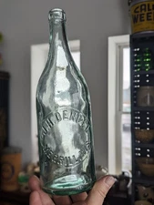 Early JH Dengel Quart Pre Prohibition Merrill Wisconsin Bottle NBBG Co