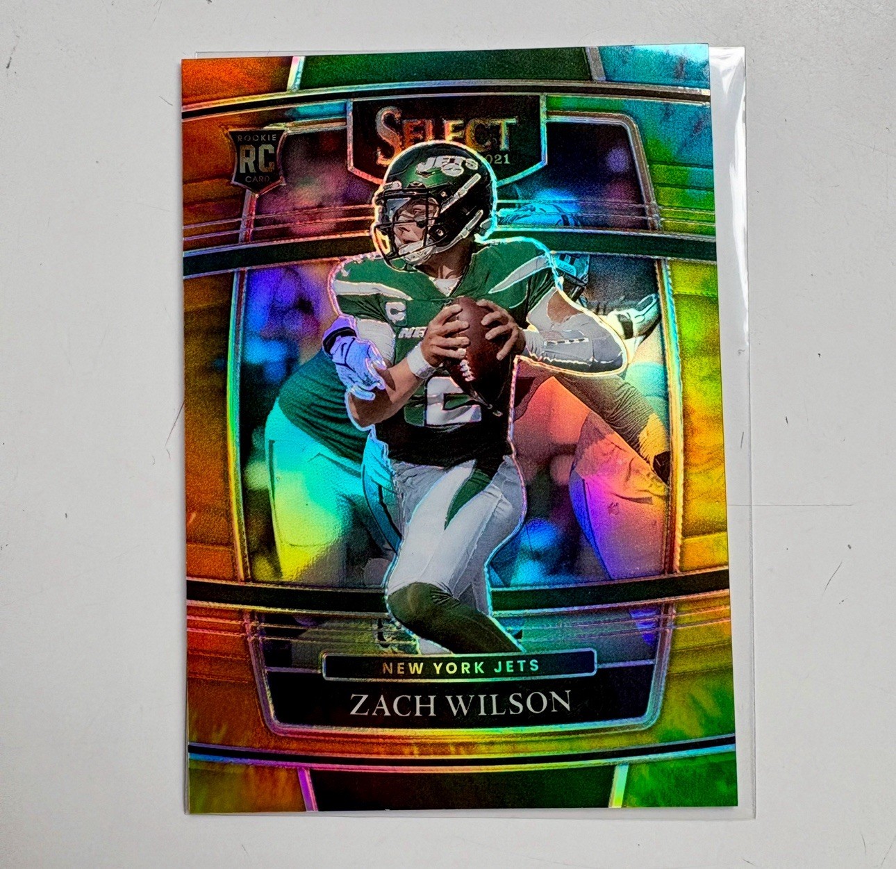 2021 Select ZACH WILSON Concourse Tie-Dye Prizm RC 16/25 #44 SSP