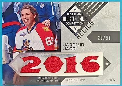 2016-17 SP Game Used 2016 All-Star Skills Relic Blends Jaromir