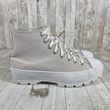 Converse Chuck Taylor All Star Lugged 2.0 High Top Beige Canvas Sneakers 10.5W