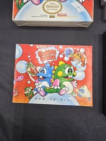 Bubble Bobble (Nintendo NES, 1988) Complete CIB Box Manual Tested Authentic 
